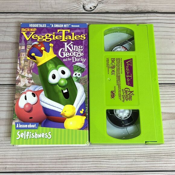 VeggieTales: 3 VHS Lot Toy Saved Christmas King George Ducky Ultimate Silly Song - Picture 6 of 12